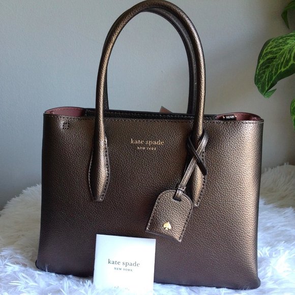 Kate Spade Eva Small Satchel Ash Metallic - Picture 4 of 13